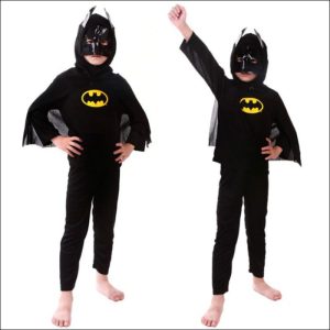 Batman Superhero Costume - Cape With Mask, Blouse And Pants Batman