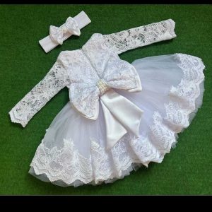 White baby dress