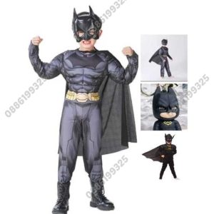 Children's Batman costume with muscles and mask + GIFT