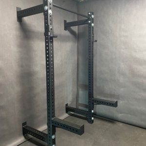 RACK 80x80x3 + BELAY BEAMS + HOOKS for barbell / gym cage