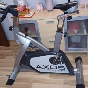 Stationary bicycle.