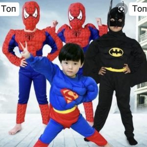 BuySpiderman, Batman, Superman costume with muscles high quality