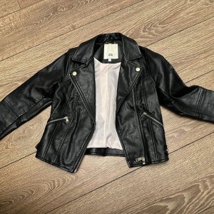 Buy River island children's leather jacket - size 7-8 years or 128 rubles