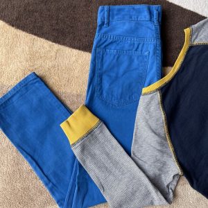 Buy kids blue trouser and shirt
