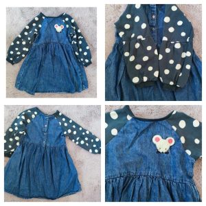 Buy girls blue frock